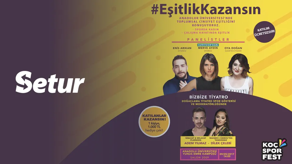 Eskişehir Anadolu Üniversitesi - Eşitlik Kazansın Etkinlik Filmi Video Kapak Görseli